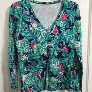 Lilly Pulitzer Long Sleeve VNeck